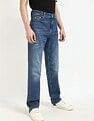 Tommy Hilfiger Mid-Wash Slim-Fit Mid-Rise Jeans