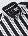 Flying Machine Vertical Stripe Cotton Shirt
