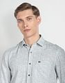 Arrow Sports Spread Collar Floral Print Shirt