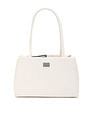 Tommy Hilfiger Solid White Pu Shoulder Bag
