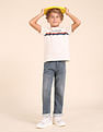 U.S. Polo Assn. Kids Boys Relaxed Fit Grey Jeans
