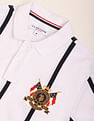 U.S. Polo Assn. Crest Embroidered Striped Polo Shirt