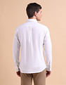 U.S. Polo Assn. Brand Printed Tailored Fit Oxford Shirt