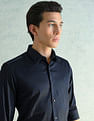 Arrow Newyork Slim Fit Smart Satin Shirt