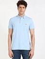 Tommy Hilfiger Solid Slim-Fit Cotton Polo Shirt