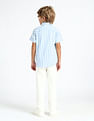 U.S. Polo Assn. Kids Boys Vertical Striped Relaxed Fit Shirt