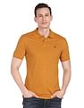 AD by Arvind Cotton Abstract Print Polo Shirt