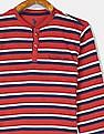 U.S. Polo Assn. Kids Boys Striped Henley T-Shirt