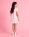 U.S. Polo Assn. Kids Girls Solid A-Line Dress