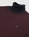 Tommy Hilfiger Gifting 2 Tone Fairisle Roll Neck Sweater