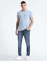Flying Machine Mid Rise Stone Wash Jeans