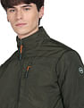 Flying Machine High Neck Panel Solid Jacket