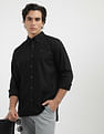Tommy Hilfiger Oxford Regular Fit Solid Stretch Shirt