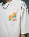 Flying Machine Graphic Printed Oversized Fit T-Shirt
