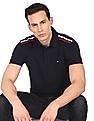 Arrow Sports Brand Stripe Short Sleeve Polo Shirt