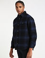 Tommy Hilfiger Tartan Checked Wool Overshirt