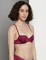 Calvin Klein Underwear Solid Plunge Neck Bra