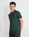 Flying Machine Solid Pique Polo Shirt