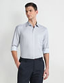 Arrow Geometric Print Twill Auto Press Shirt