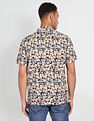 Flying Machine Short Sleeve Floral Print Shirt