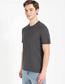 Calvin Klein Jeans Charcoal Grey Solid T-shirt Classic Essential