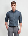Arrow Manhattan Slim Gingham Checked Shirt
