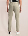 U.S. Polo Assn. Printed Slim Straight Fit Satin Trousers