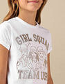 U.S. Polo Assn. Kids Girl Squad Pure Cotton T-Shirt