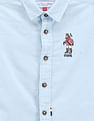 U.S. Polo Assn. Kids Boys Spread Collar Solid Shirt