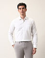 Arrow Manhattan Slim Fit Textured Ceremonial Shirt