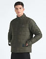 Flying Machine Stand Collar Puffer Jacket