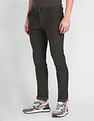 Arrow Sports Solid Dobby Trousers