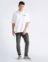 Calvin Klein Ribbed Collar Cotton Polo Shirt