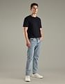Tommy Hilfiger Self-Design Regular-Fit Cotton T-Shirt