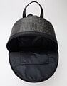 Tommy Hilfiger Logo Black Pvc Backpack