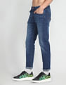 Flying Machine Slash Slim Tapered Dark Wash Jeans