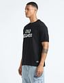 Flying Machine Oversized Typographic Print T-Shirt