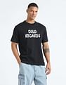 Flying Machine Oversized Typographic Print T-Shirt