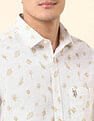 U.S. Polo Assn. Tropical Printed Pure Cotton Shirt
