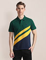 U.S. Polo Assn. Diagonal Stripe Cotton Polo Shirt