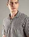 Tommy Hilfiger Striped Regular Fit Cotton Shirt