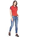 U.S. Polo Assn. Women Regular Fit Pique Polo Shirt