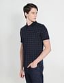 Arrow Newyork Windowpane Check Polo Shirt