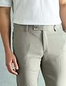 Arrow Solid Slim Fit Formal Trousers