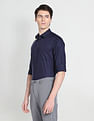 Arrow Geometric Patterned Slim Shirt