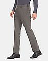 Arrow Tapered Fit Patterned Wool Formal Trousers