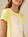 U.S. Polo Assn. Kids Girls Stud Detailed Relaxed Fit T-Shirt