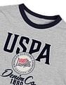 U.S. Polo Assn. Kids Boys Brand Printed Pure Cotton T-Shirt