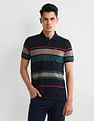 Arrow Sport Dynamax Horizontal Striped Regular Polo Shirt
