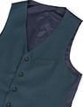 AD by Arvind Tailored Fit Geometric Patterned Three Piece Suit
